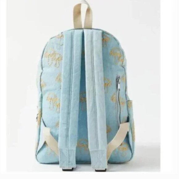 ⭐️ UO Embroidered Mushroom Plant Boho Peasant Deco College Chic Icon Backpack main image 4